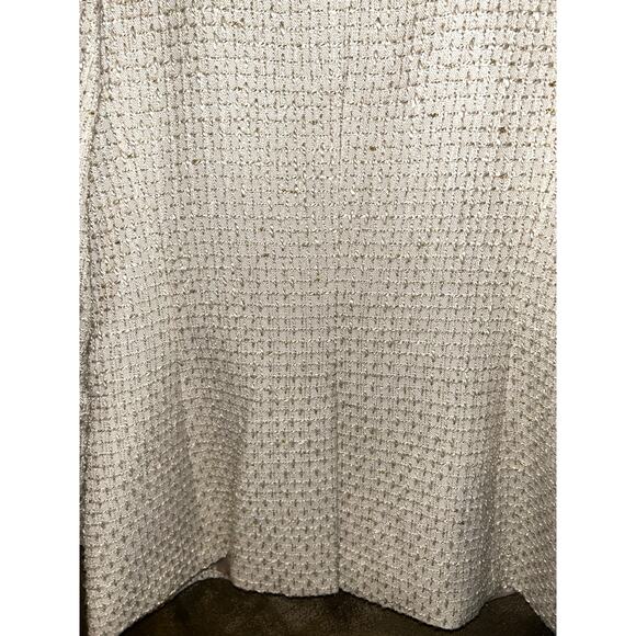 Calvin Klein Preppy Academia Professional Cream Textured Blazer - Picture 6 of 10